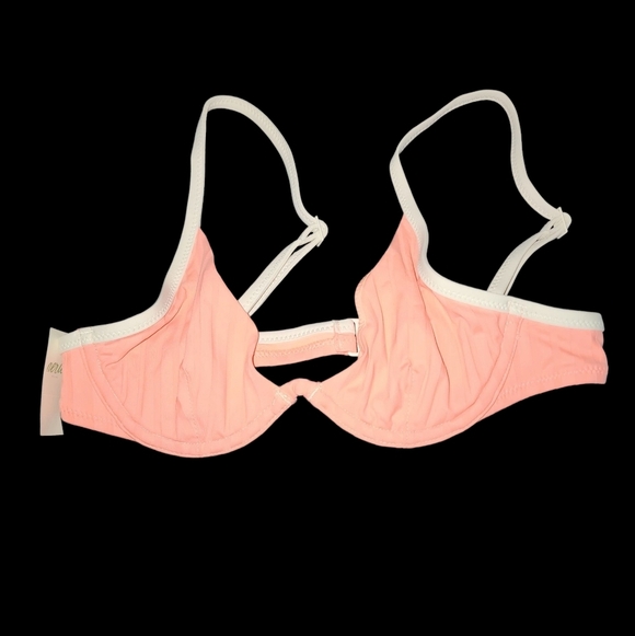 Aerie by Coral Unlined Bikini Top With Underside NWTAmerican Eagle Size 32A - Picture 1 of 7